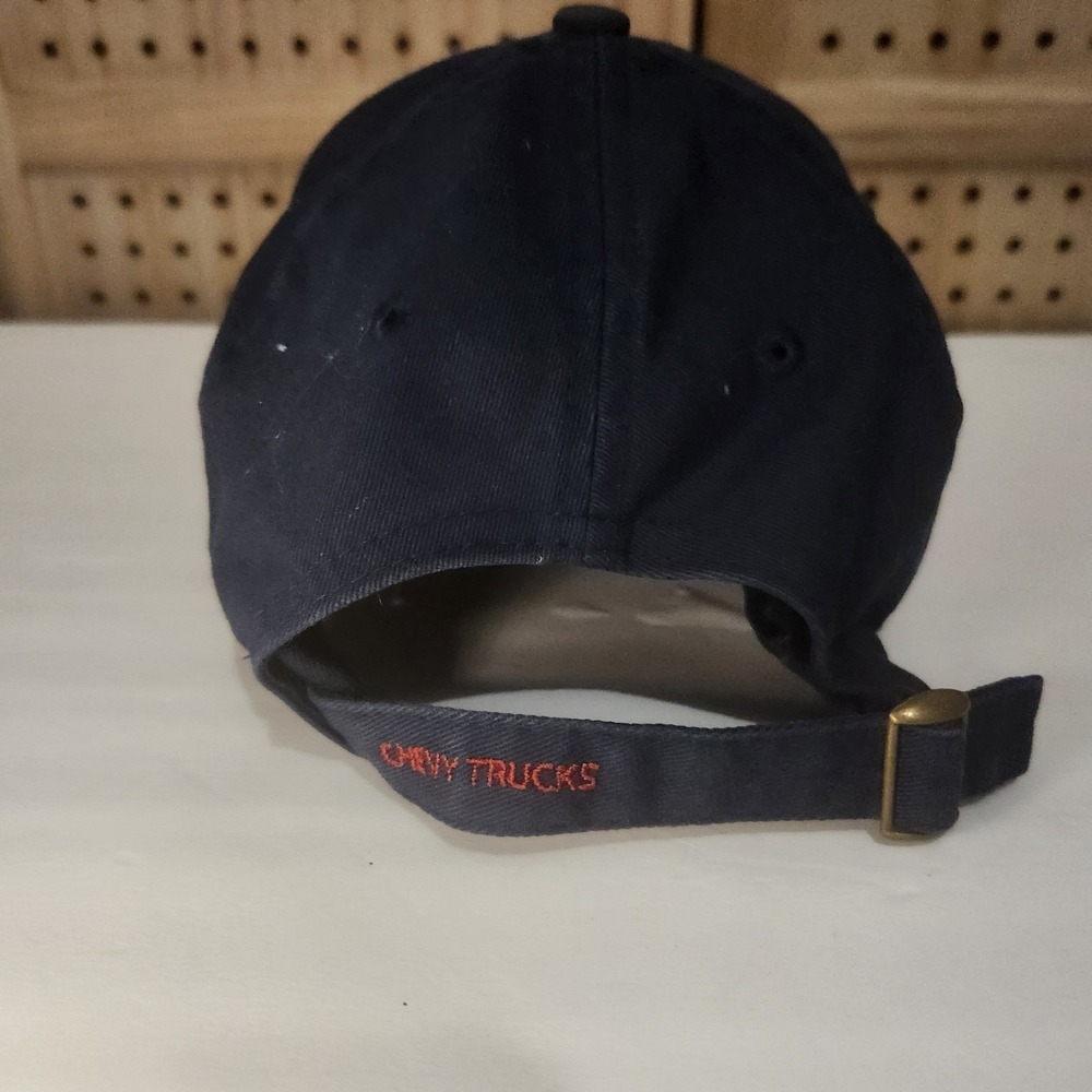 Chevy Trucking American Flag Cabelas Hat USA General Motors Paramount Distressed - Picture 3 of 9